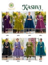 Kashvi Vol 4 By Passion Tree Vichitra Silk Anarkali Kurtis Set Exporters In India